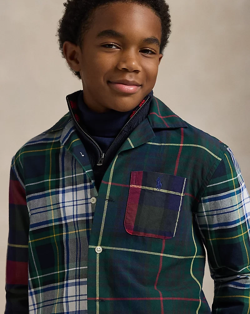 Plaid Cotton Oxford Fun Shirt