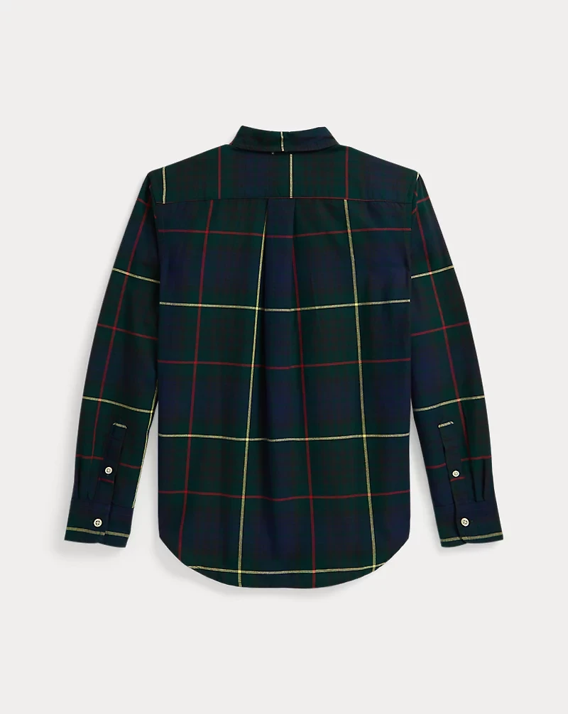 Polo Bear Plaid Oxford Shirt