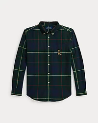 Polo Bear Plaid Oxford Shirt