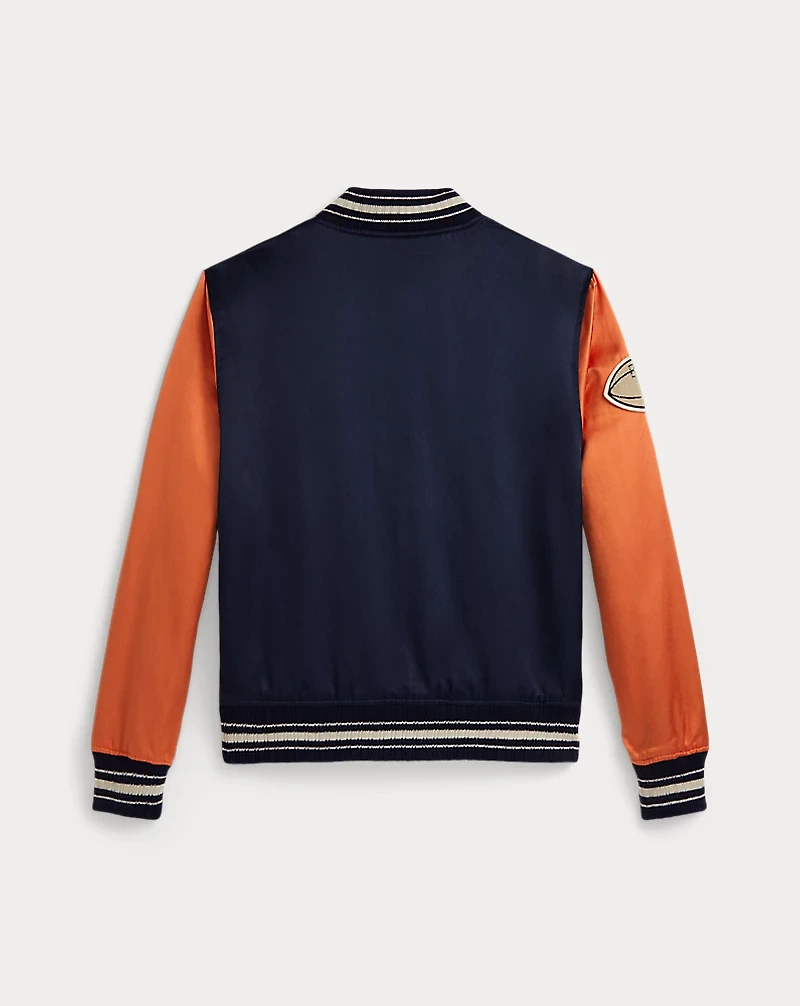 Satin Baseball Jacket