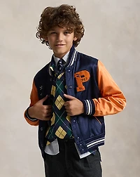 Satin Baseball Jacket