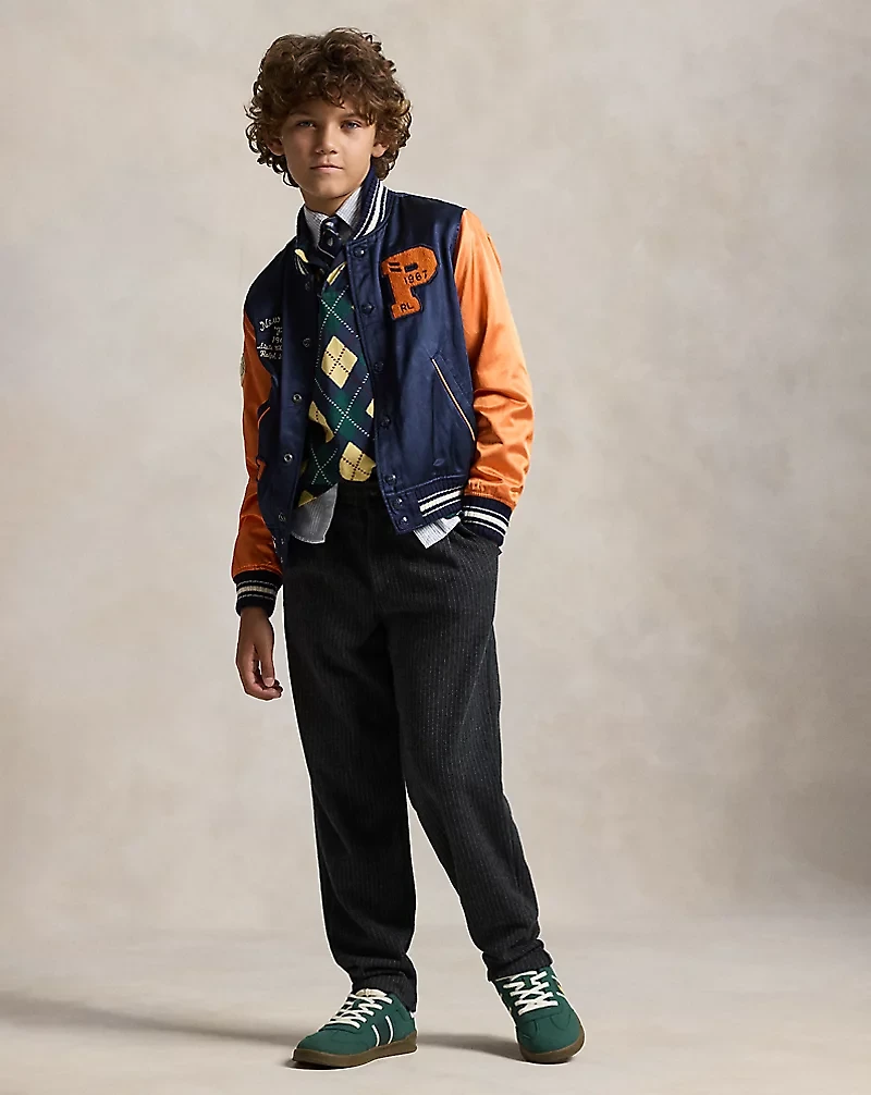 Satin Baseball Jacket