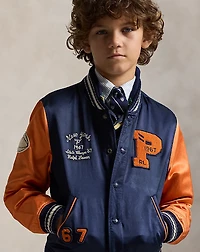 Satin Baseball Jacket