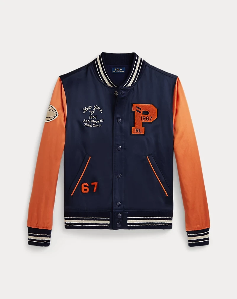 Satin Baseball Jacket