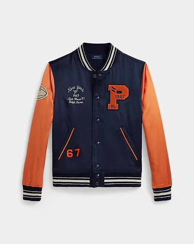 Satin Baseball Jacket