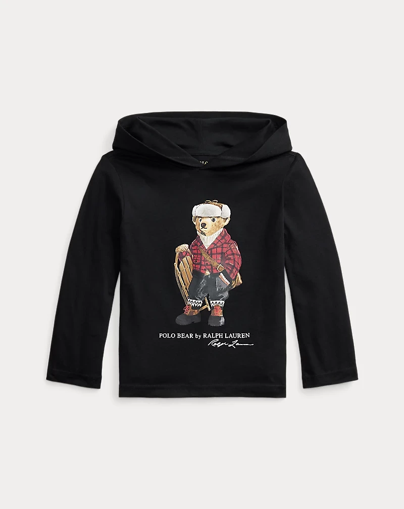 Polo Bear Cotton Hooded Tee