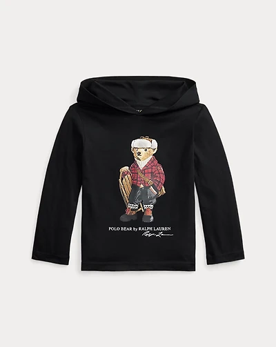 Polo Bear Cotton Hooded Tee