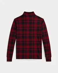 Plaid Cotton Interlock Pullover