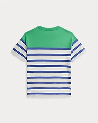 Striped Cotton Jersey Tee