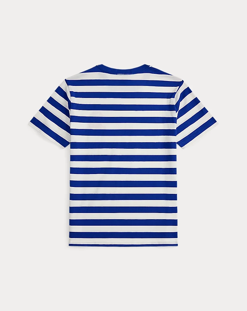 Crest Striped Cotton Tee