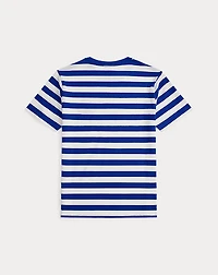 Crest Striped Cotton Tee