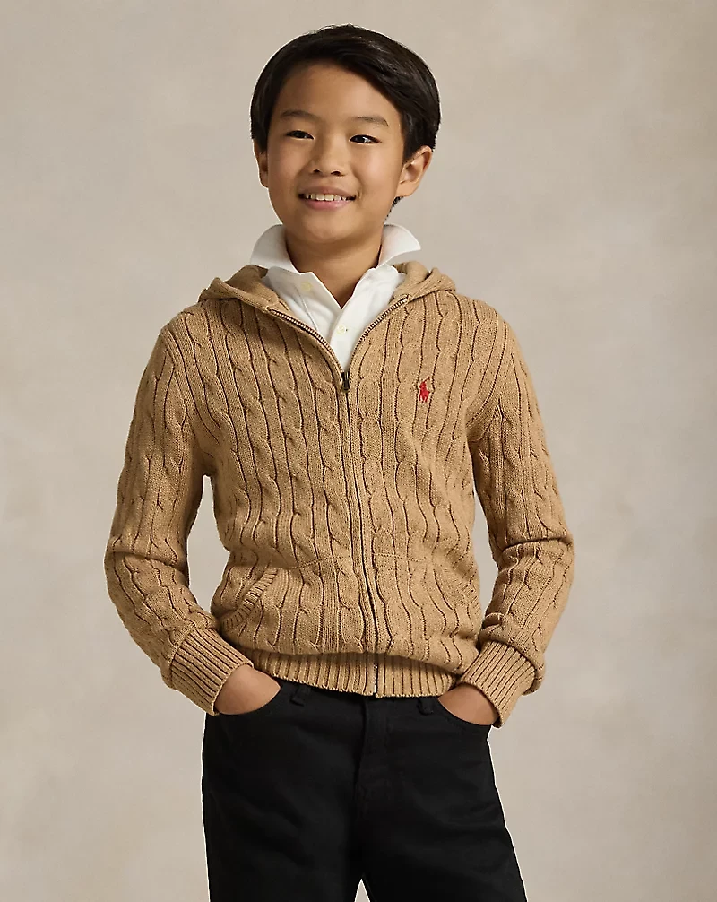 Cotton-Wool Zip Sweater