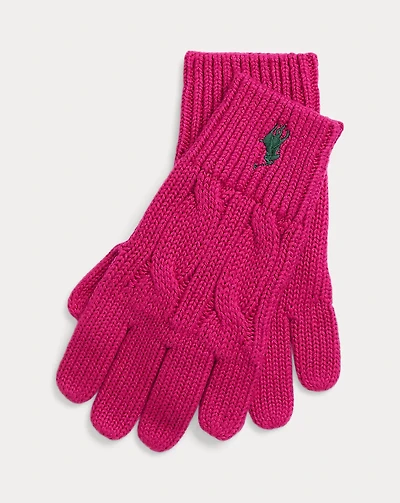Cable-Knit Cotton Glove
