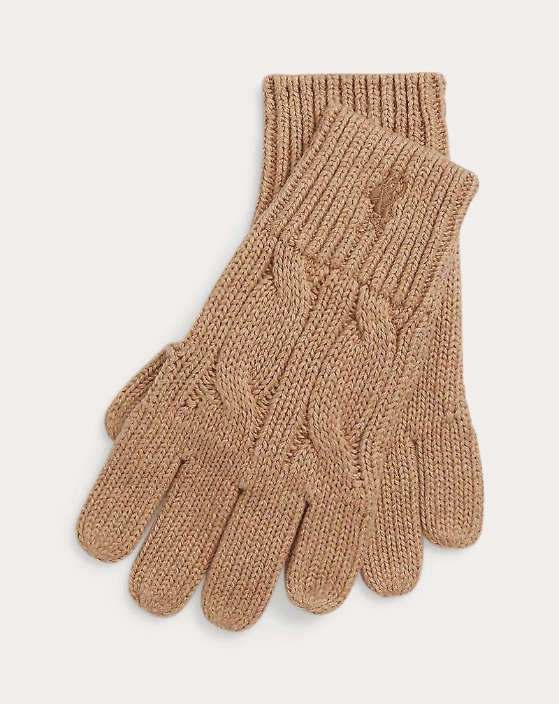Cable-Knit Cotton Glove