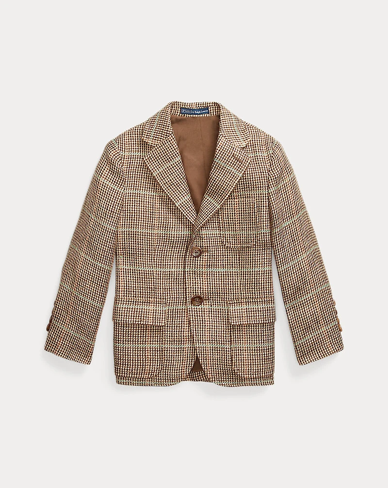 Linen-Silk Herringbone Sport Coat