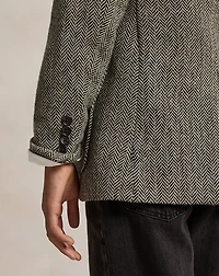 Wool-Blend Herringbone Sport Coat