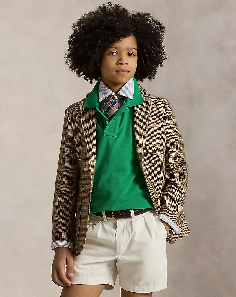 Linen-Silk Herringbone Sport Coat