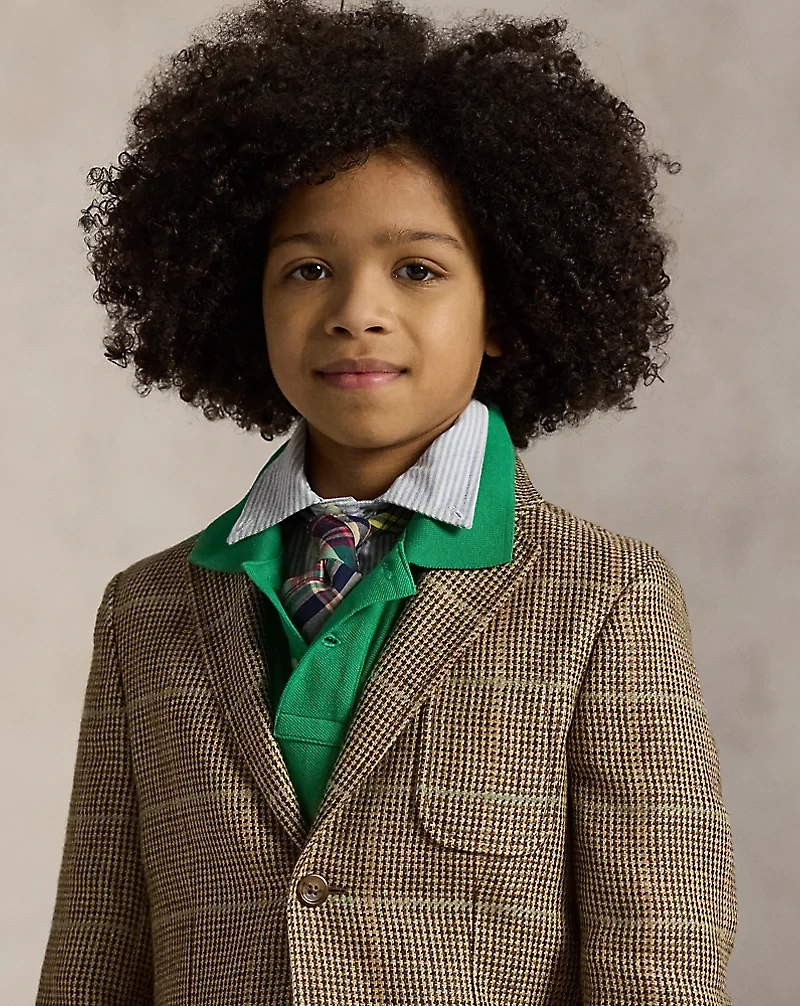 Linen-Silk Herringbone Sport Coat