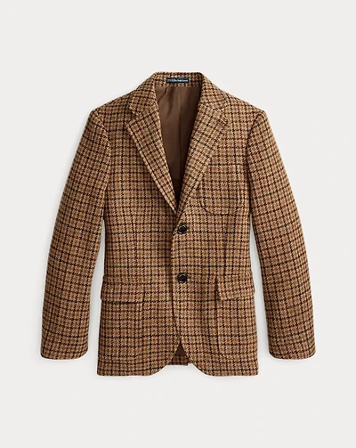 Plaid Wool Tweed Sport Coat