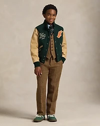 Glen Plaid Wool Tweed Vest