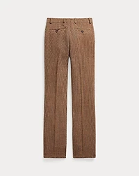 Glen Plaid Wool Tweed Trouser