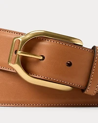 Welington Stirrup-Buckle Calfskin Belt