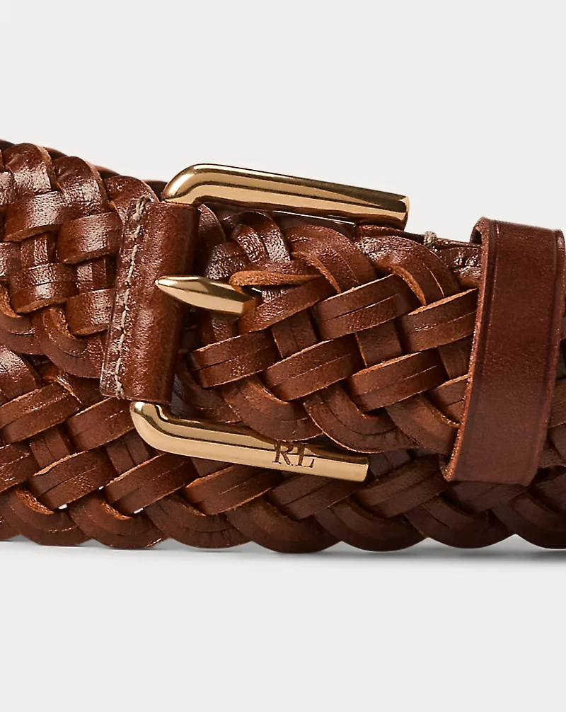 Braided Leather Belt