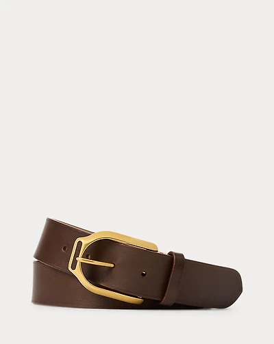 Welington Stirrup-Buckle Calfskin Belt