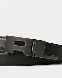 RL Hinge-Buckle Calfskin Belt
