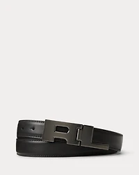 RL Hinge-Buckle Calfskin Belt