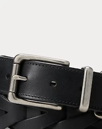 Woven Leather Belt