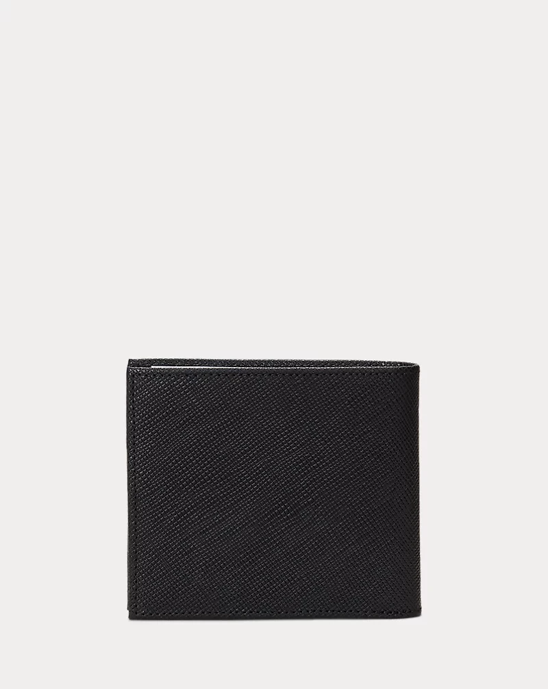 Saffiano Leather Billfold Wallet