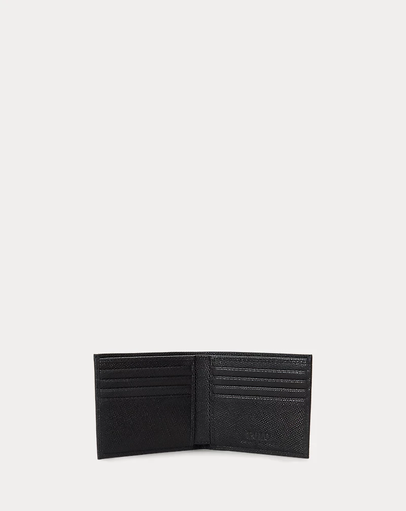 Saffiano Leather Billfold Wallet
