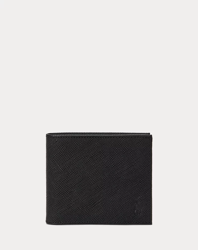 Saffiano Leather Billfold Wallet