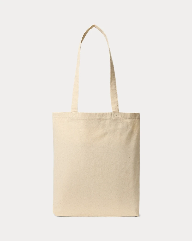Pink Pony Canvas Shopper Tote