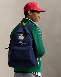 Polo Bear Canvas Backpack