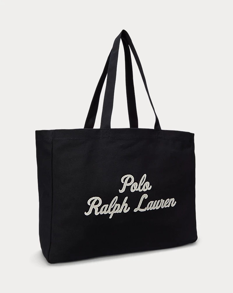 Embroidered Canvas Tote