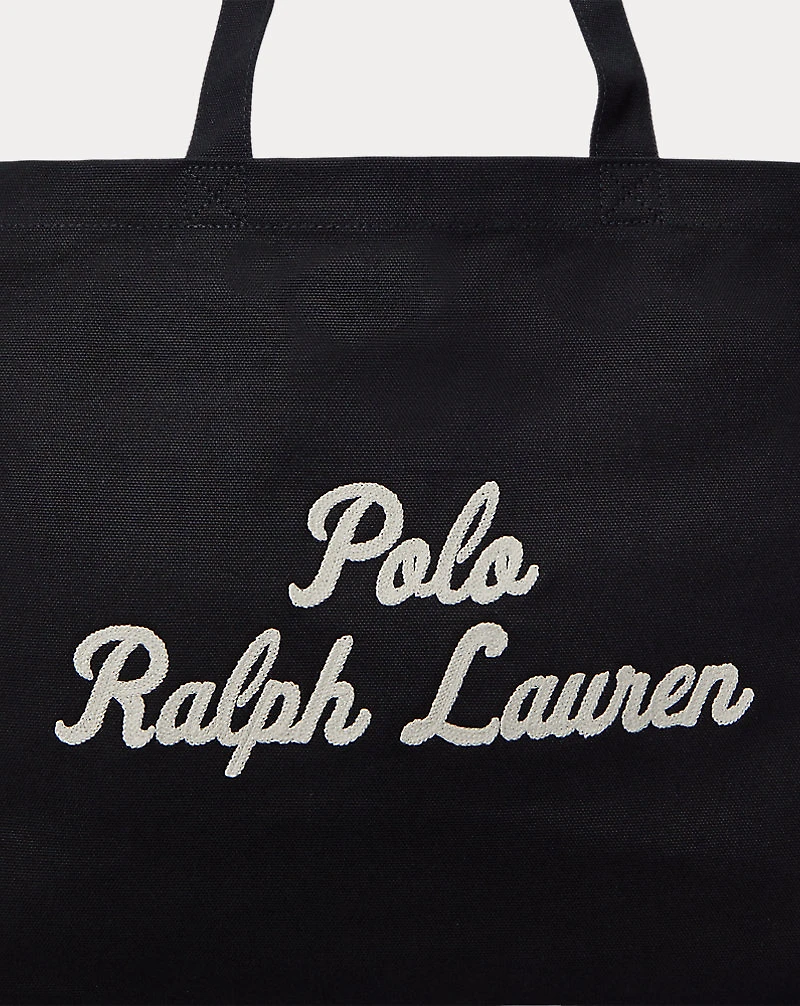 Embroidered Canvas Tote