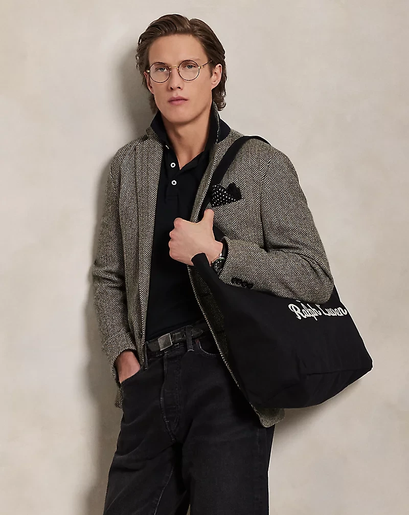Embroidered Canvas Tote