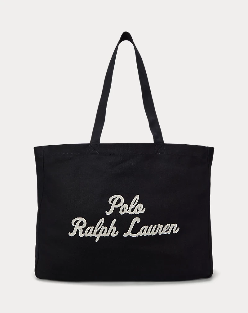 Embroidered Canvas Tote