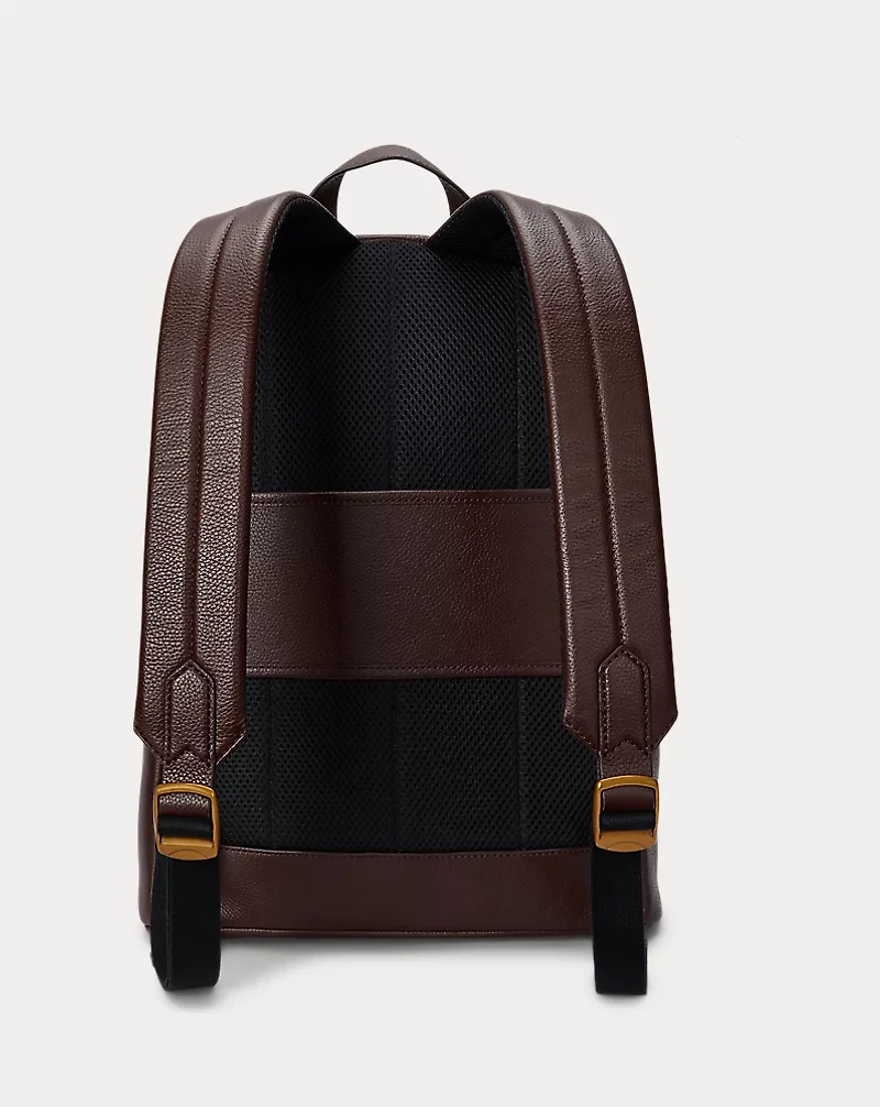 Pebbled Leather Backpack