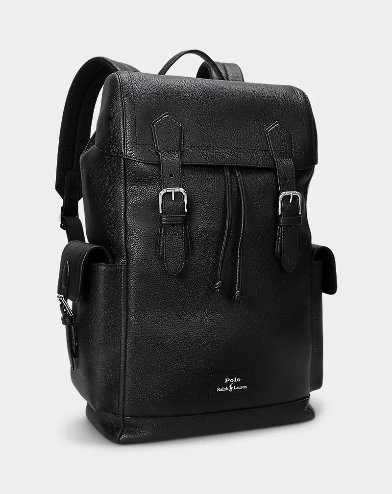 Pebbled Leather Backpack