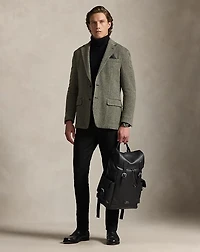 Pebbled Leather Backpack