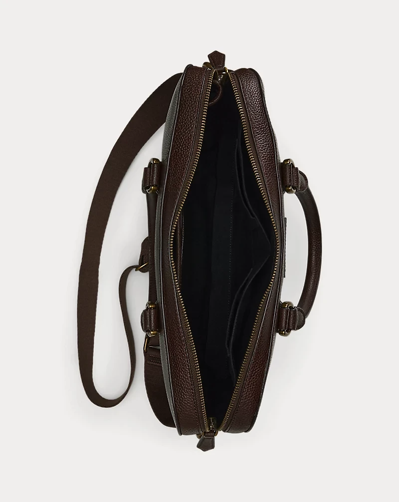 Pebbled Leather Commuter Bag