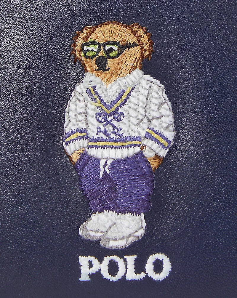 Polo Bear Leather Card Case