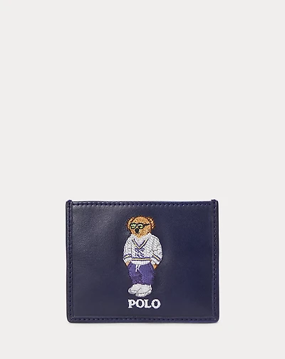Polo Bear Leather Card Case