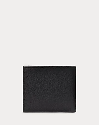 Pebbled Leather Billfold Wallet