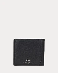 Pebbled Leather Billfold Wallet