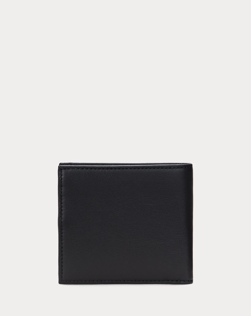 Smooth Leather Billfold Wallet