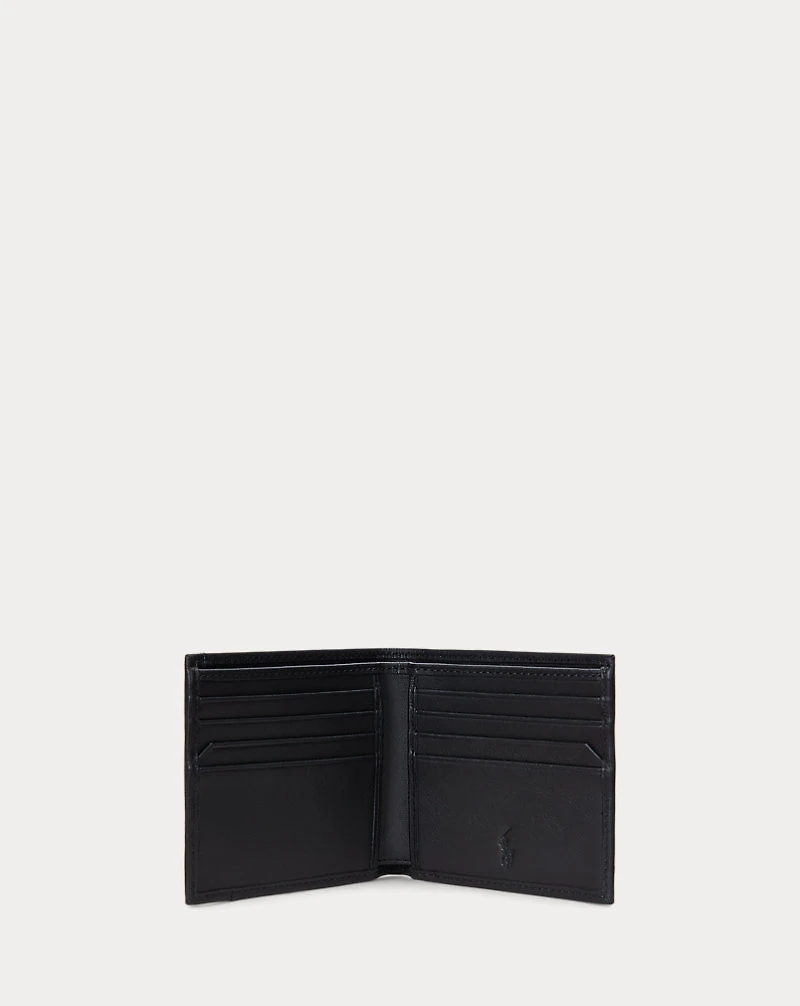 Smooth Leather Billfold Wallet